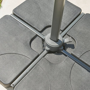 Royce 100kg Plastic Covered Concrete 4 Part Base