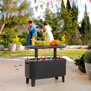 Bevy Bar Table and Cooler Combo