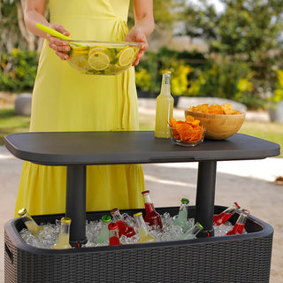 Bevy Bar Table and Cooler Combo