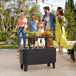 Bevy Bar Table and Cooler Combo/