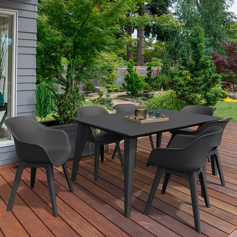 Lima  Dining Table Set with Akola Chairs/