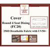 Round 4 Seat Dining Cover/