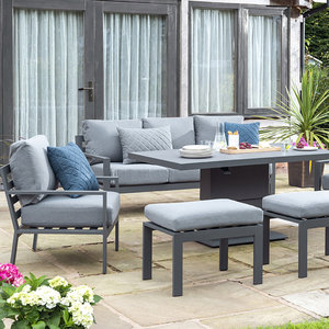 Titchwell Lounge Set with Gas Adjustable Table/