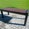 Hyde Park Table - 165 cm - Black/Brown/