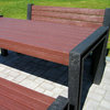 Hyde Park Table - 195 cm - Black/Brown/