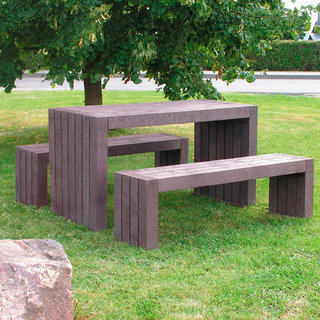 Calero Bench Without Back - Brown