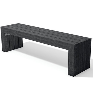 Calero Bench Without Back - Black