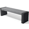 Calero Bench Without Back - Black/Grey/