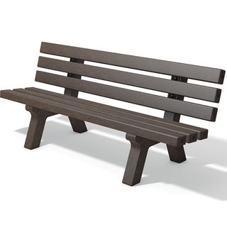 Canetti Children´s Bench With Backrest - 150 cm - Brown