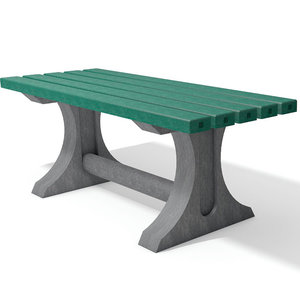 Tivoli ChildrenÂ´s Table - 150 cm - Grey/Green