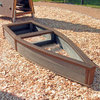 Lut Boat-Shaped Sandbox - Grey/Red/