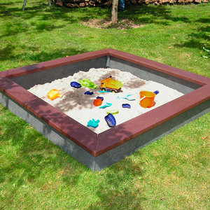 Sahara Sandbox 1 - Grey/Brown - 200x200cm/