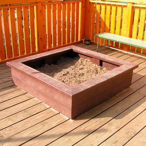 Gobi Sandbox 1 - Brown - 120x120cm