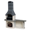 Sorrento Masonry Barbecue with Side Table/