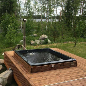 Rexener Polar Gabro Black Hot Tub/