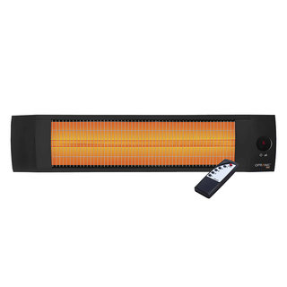 Opranic Pro-X 2.3kW Wall-Mounted Infrared Patio Heater - Pearl Black