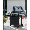 Vista 300 3 Burner Gas BBQ with side burner/