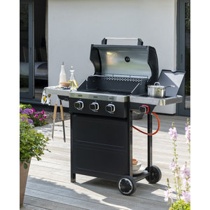 Vista 300 3 Burner Gas BBQ with side burner