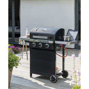 Vista 300 3 Burner Gas BBQ with side burner/