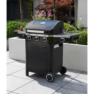 Atlas 300 3 Burner Gas BBQ With Side Burner & Cabinet/