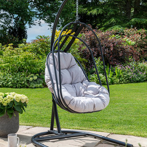 Folding Basket Swing Chair/