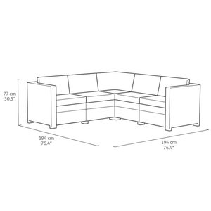 Provence Corner Sofa Set/