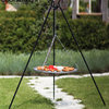180cm Tripod with 70cm Stainless Steel Grate/