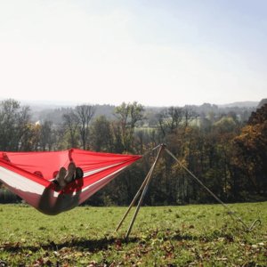 Madera Wooden Post Hammock Stand