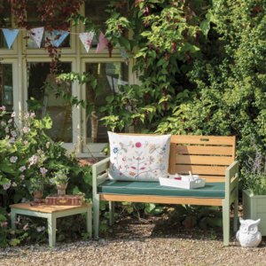 Verdi Two Seat Bench Set