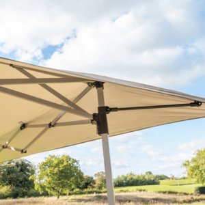 Got It Covered Pop Up Gazebo Taupe & Brown/