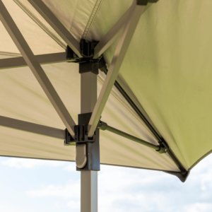 Got It Covered Pop Up Gazebo Taupe & Brown/